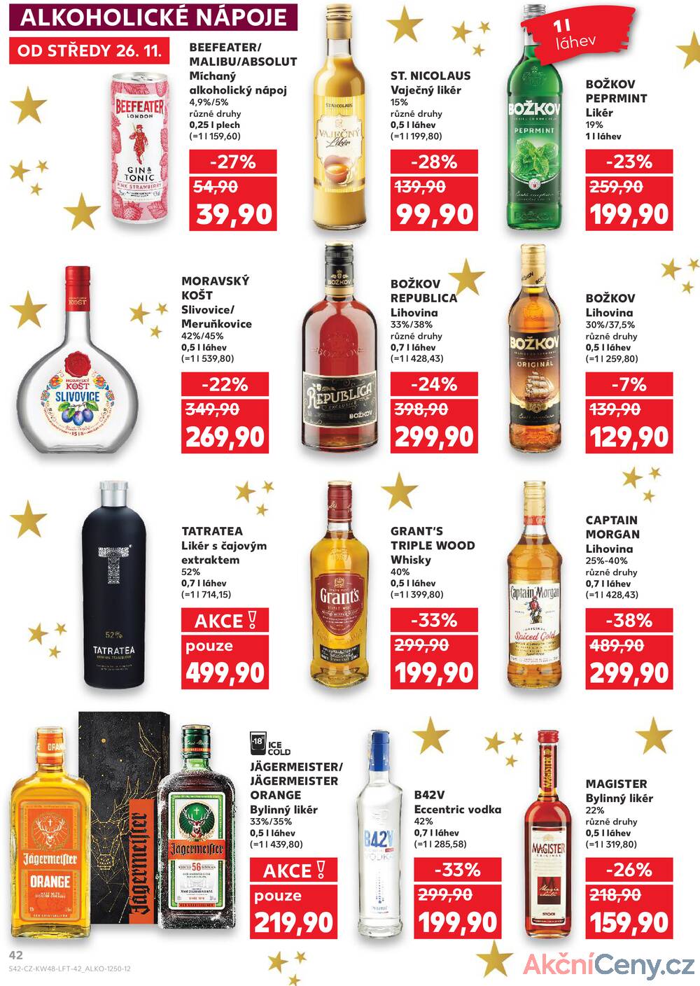 Leták Kaufland - Kaufland 26.11. - 2.12. - Kaufland - Praha 8 (Libeň) - strana 42