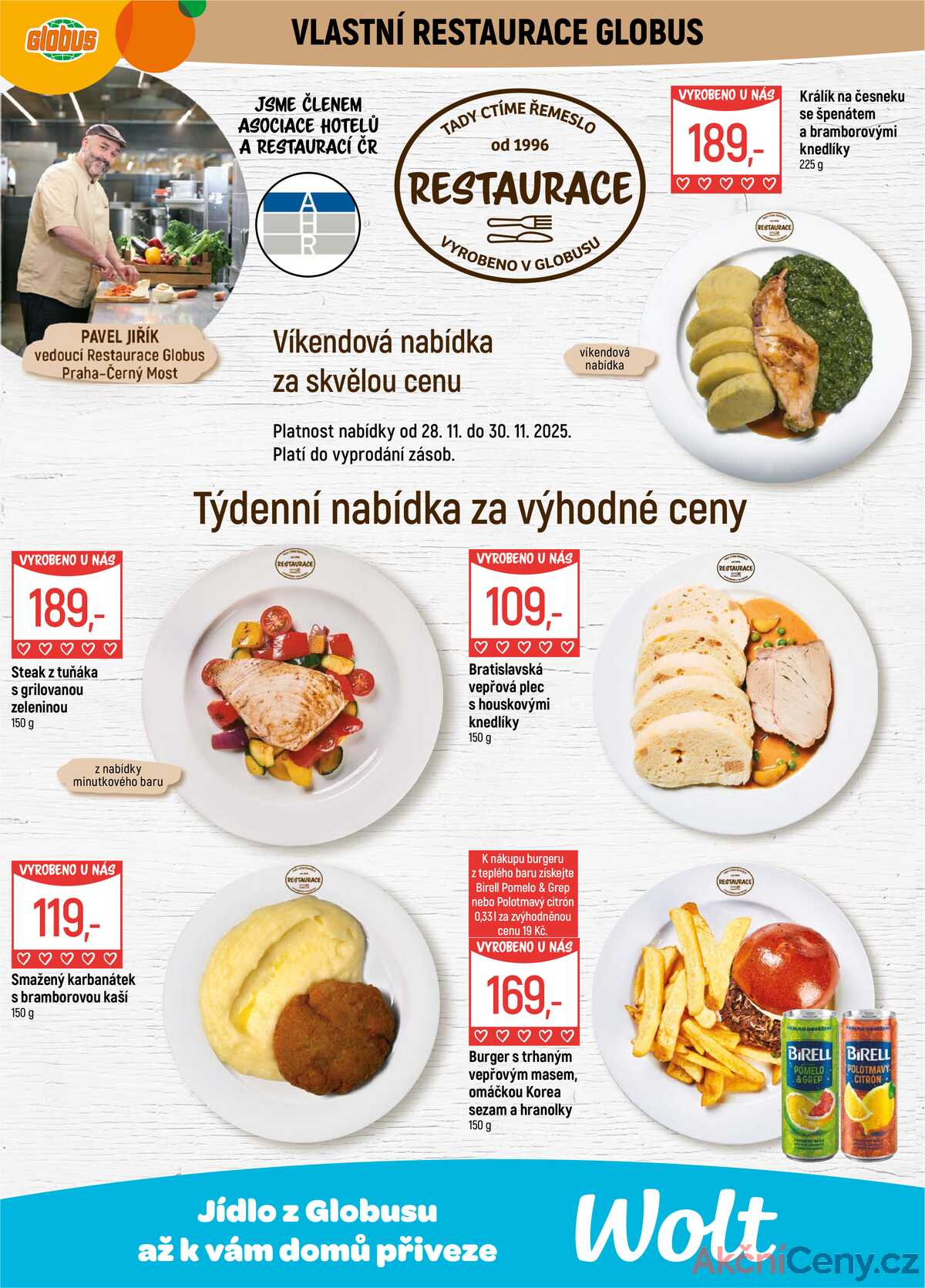 Akční leták Globus 26.11. - 2.12.2025 - Globus Praha - Centrum Černý Most strana 7