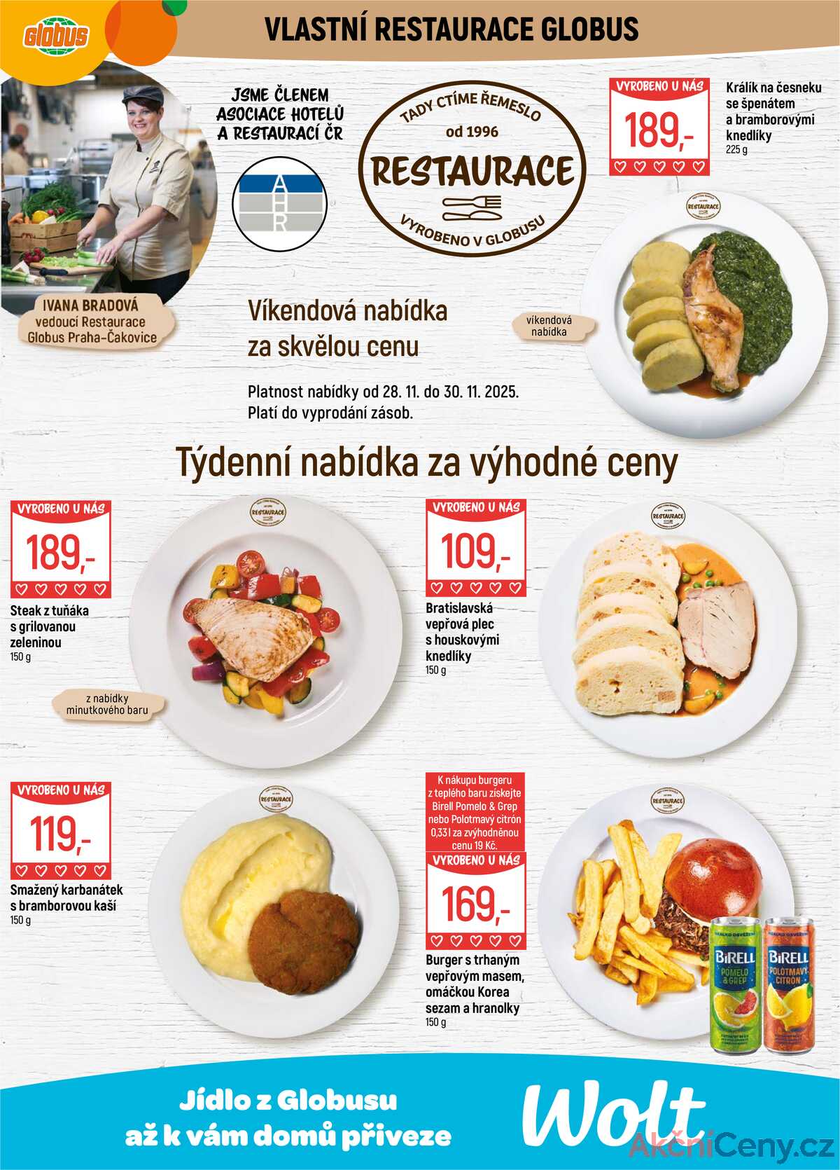 Akční leták Globus 26.11. - 2.12.2025 - Globus Praha - Čakovice strana 7