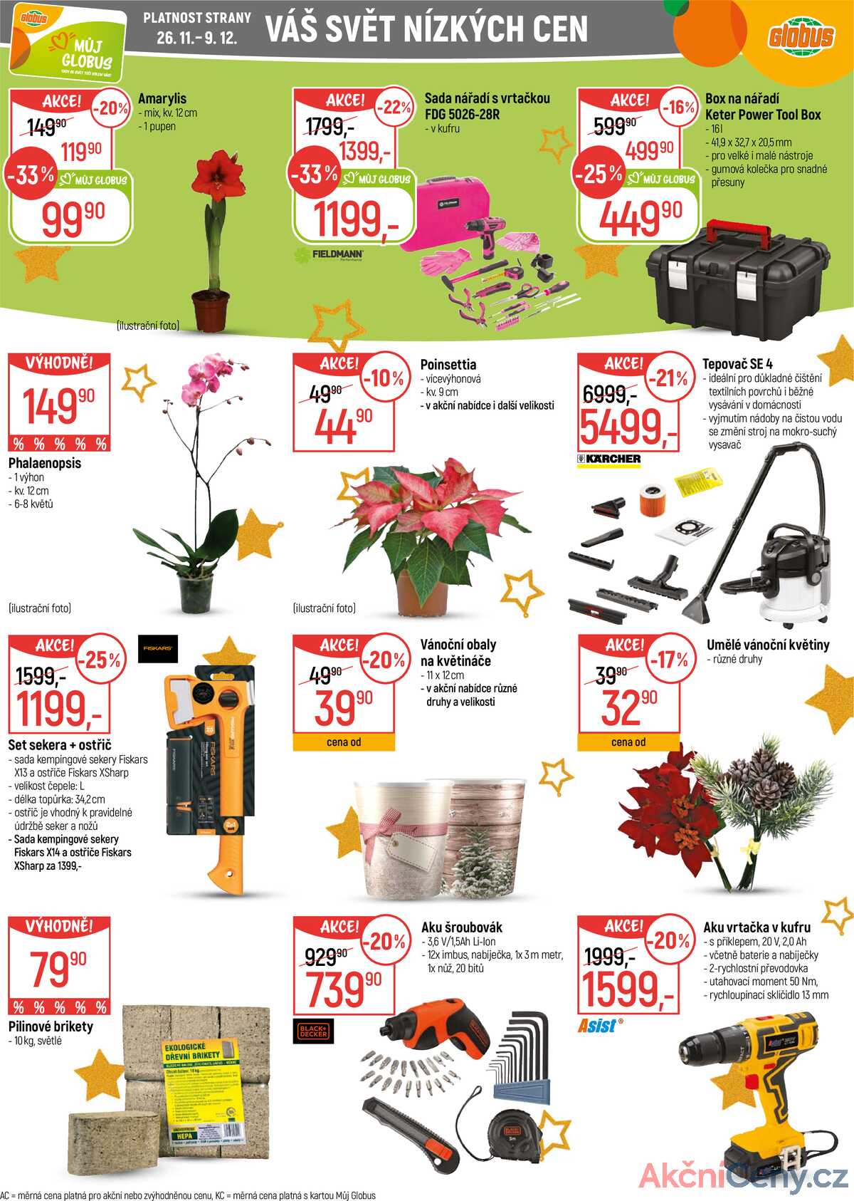 Akční leták Globus 26.11. - 2.12.2025 - Globus Praha - Čakovice strana 35