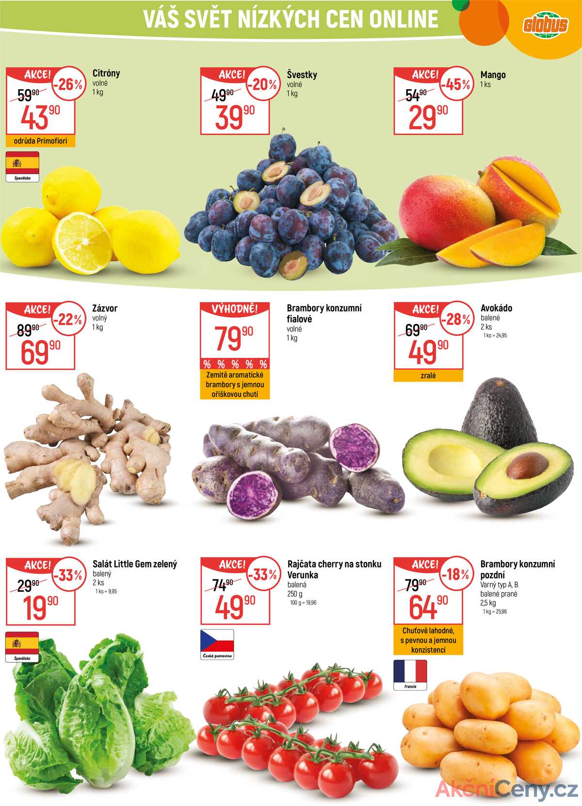 Akční leták Globus 26.11. - 2.12.2025 - Globus Praha - Zličín strana 1