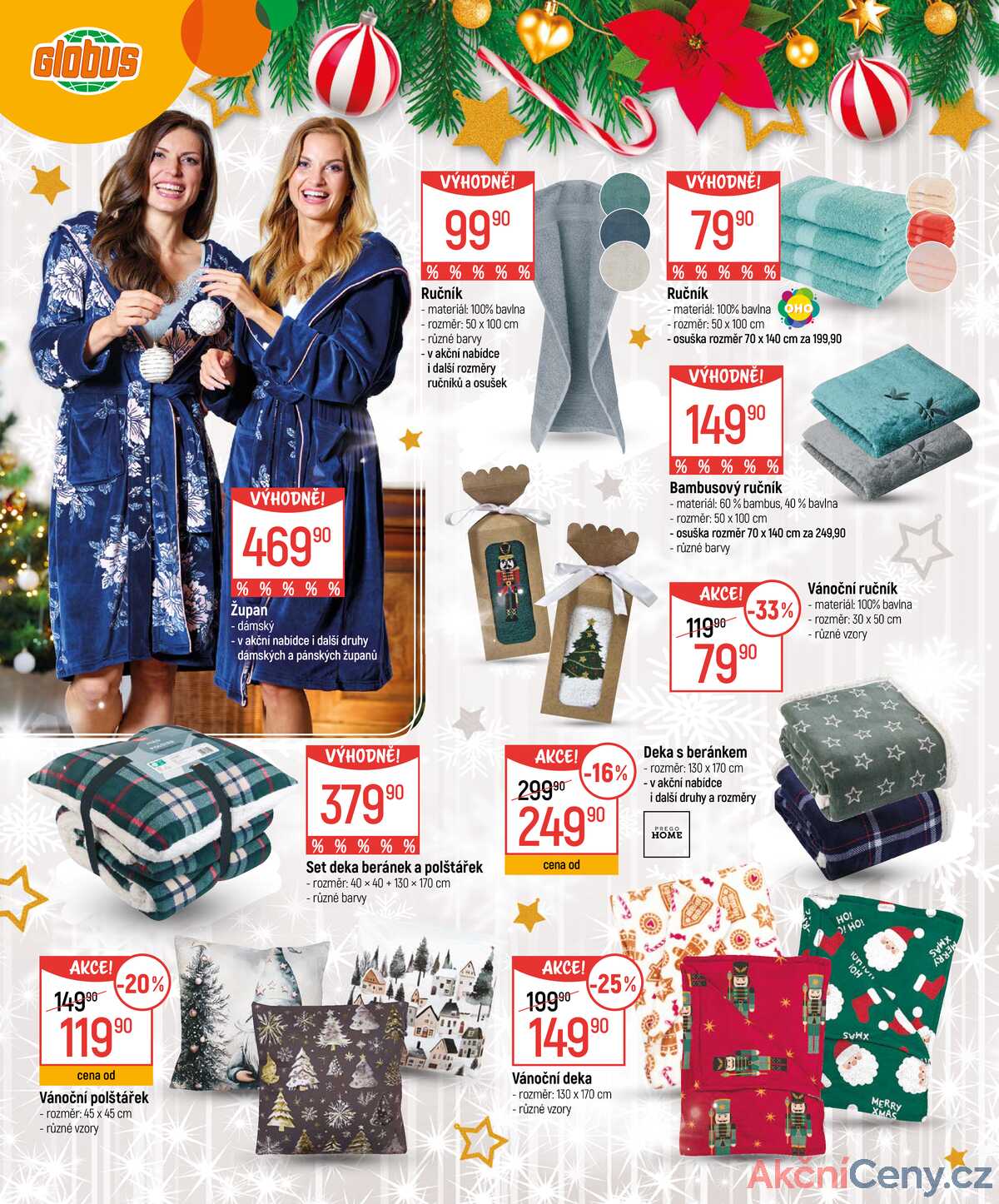Akční leták Globus 26.11. - 24.12.2025 - Globus České Budějovice strana 8
