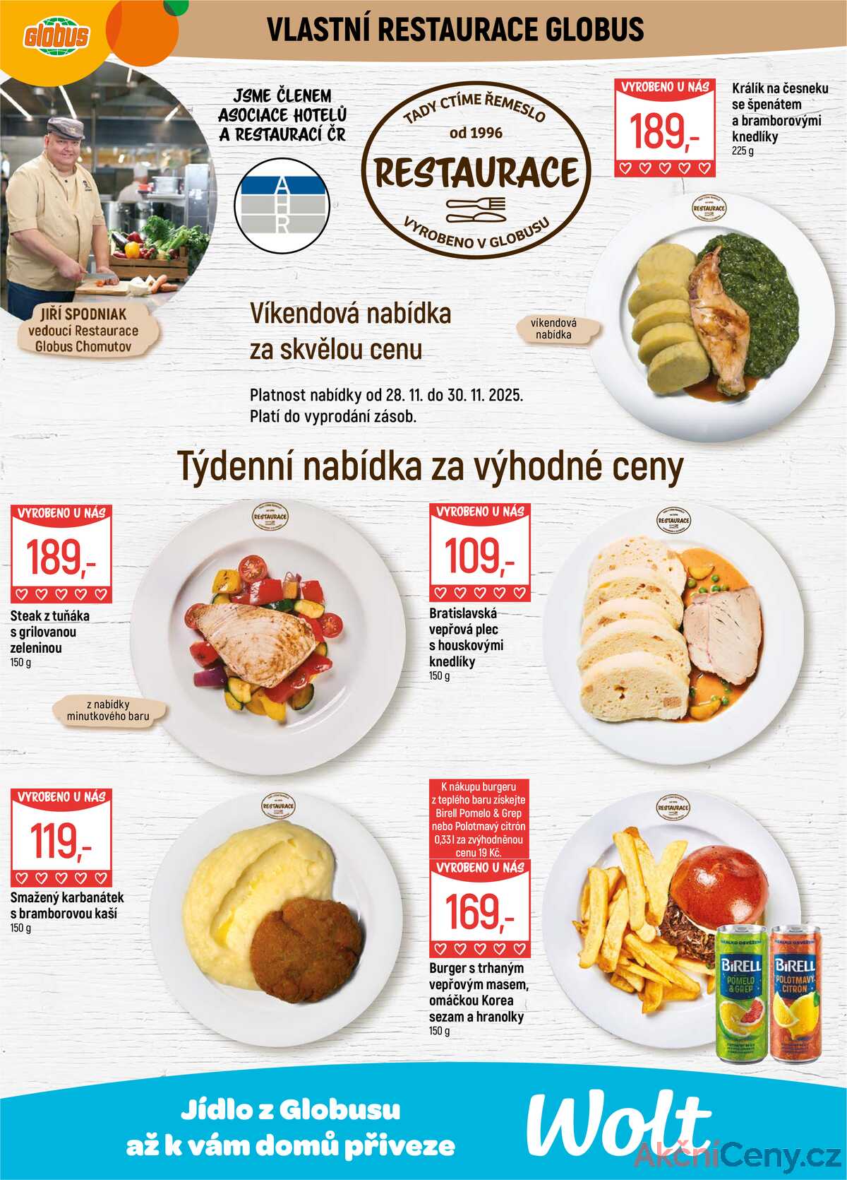 Akční leták Globus 26.11. - 2.12.2025 - Globus Chomutov strana 7