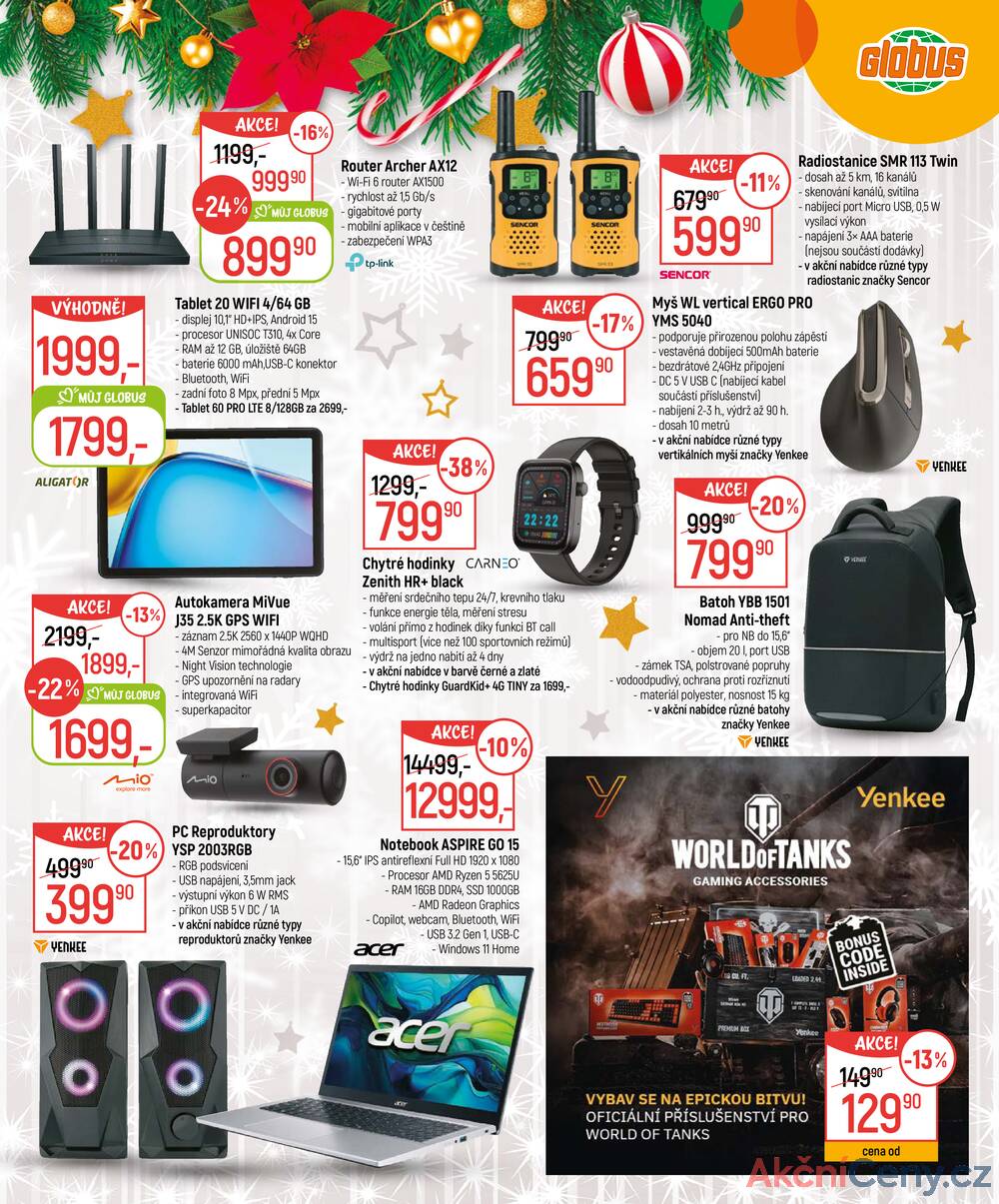 Leták Globus - Akční leták Globus 26.11. - 24.12.2025 - Globus Liberec - strana 17