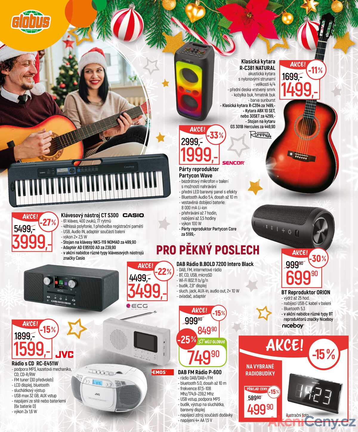 Akční leták Globus 26.11. - 24.12.2025 - Globus Brno Ivanovice strana 16