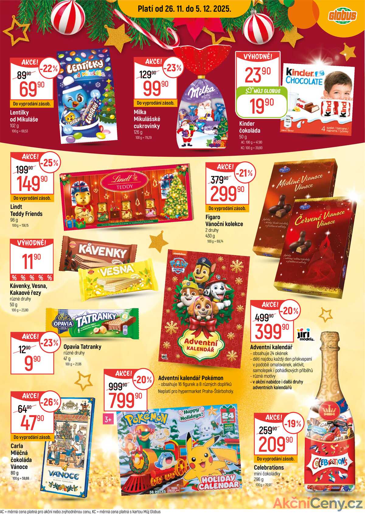 Akční leták Globus 26.11. - 5.12.2025 - Globus Brno Ivanovice strana 2