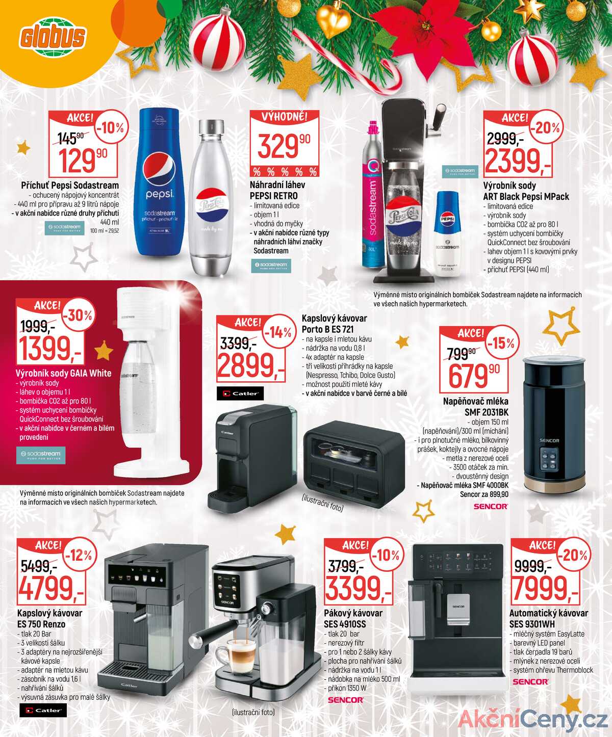 Akční leták Globus 26.11. - 24.12.2025 - Globus Praha - Štěrboholy strana 8
