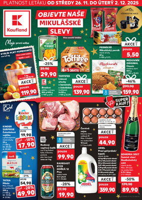 Leták Kaufland 26.11. - 2.12. - Kaufland - Boskovice