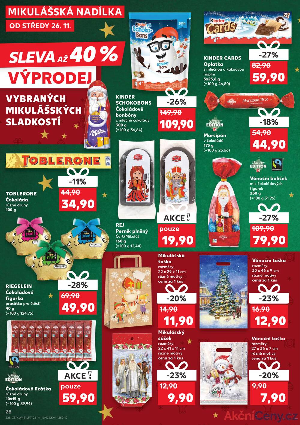 Leták Kaufland - Kaufland 26.11. - 2.12. - Kaufland Moravská Třebová - strana 28