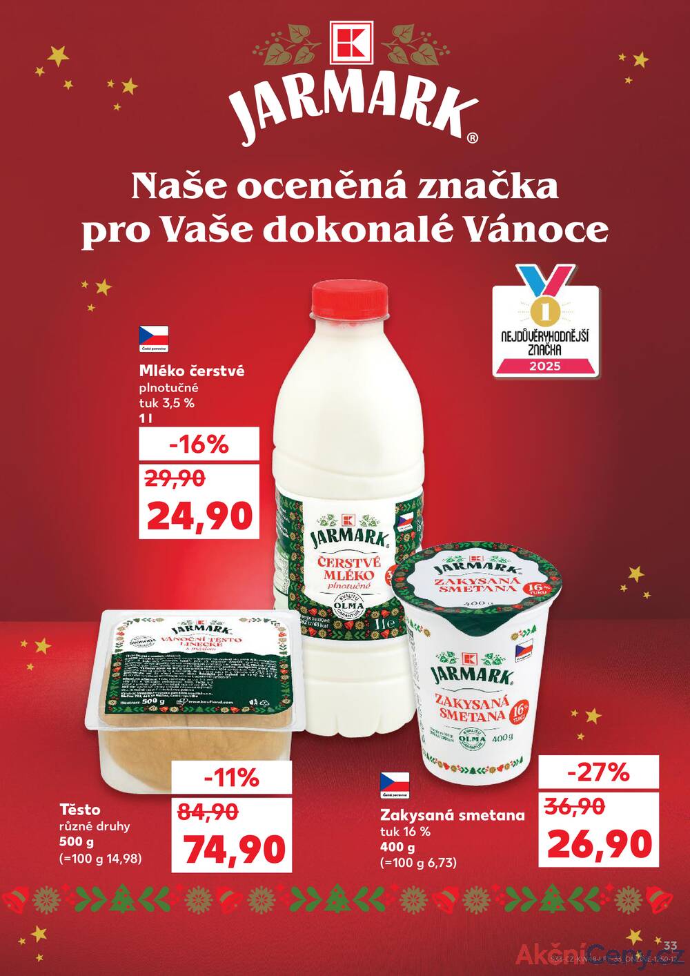 Leták Kaufland - Kaufland 26.11. - 2.12. - Kaufland Moravská Třebová - strana 33