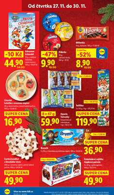 Lidl Čtvrtek od 27.11. do 30.11.2025