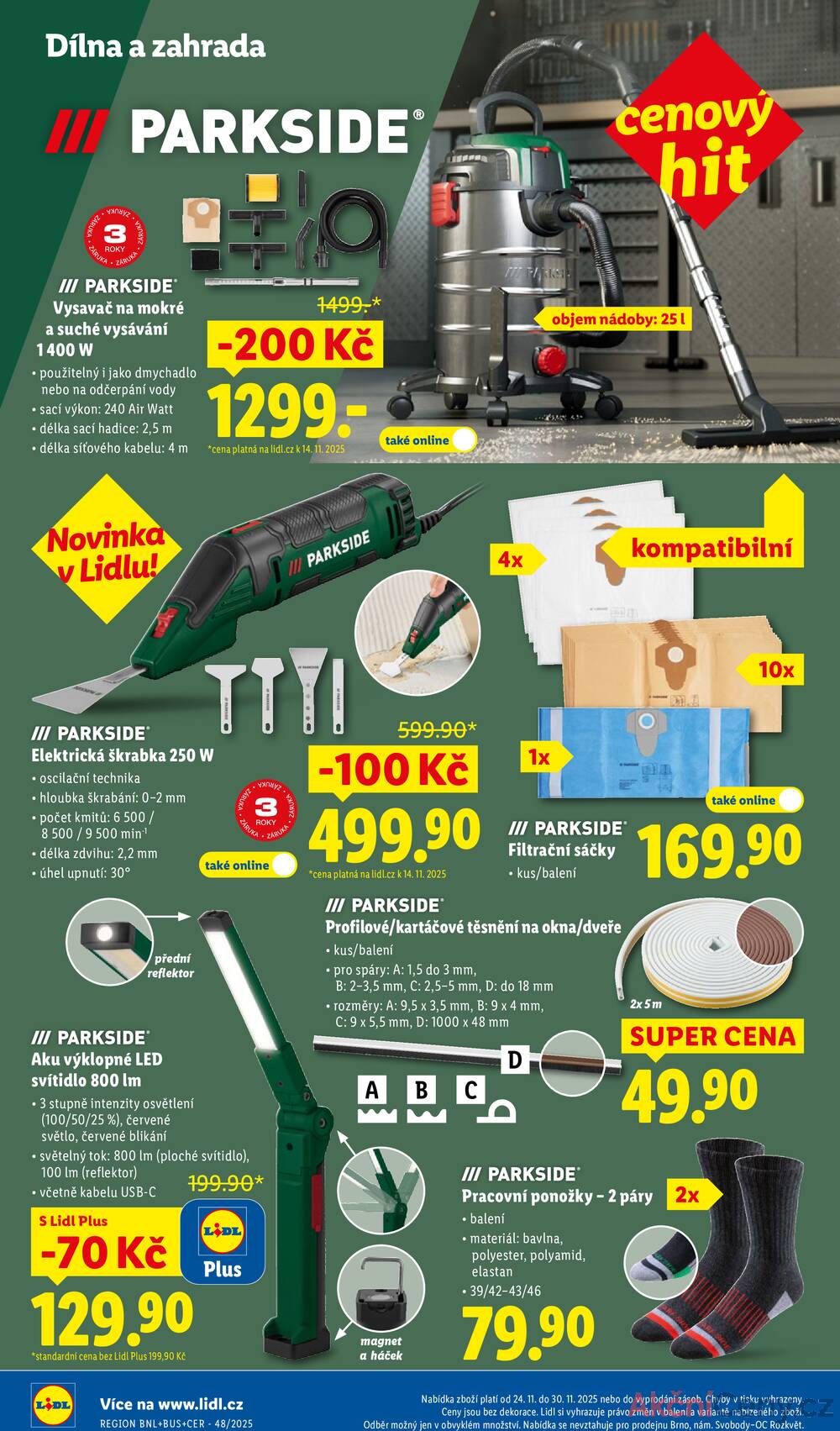 Leták Lidl
		  platný do 30.11.2025 - strana 10