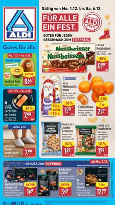 Leták ALDI Německo 1.12.-7.12.2025