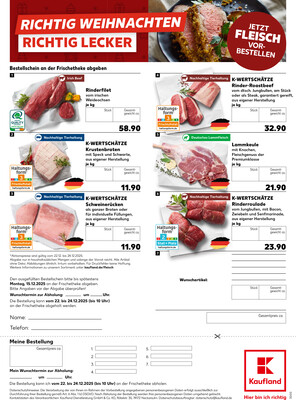 Leták Kaufland Německo 24.11.-15.12.2025