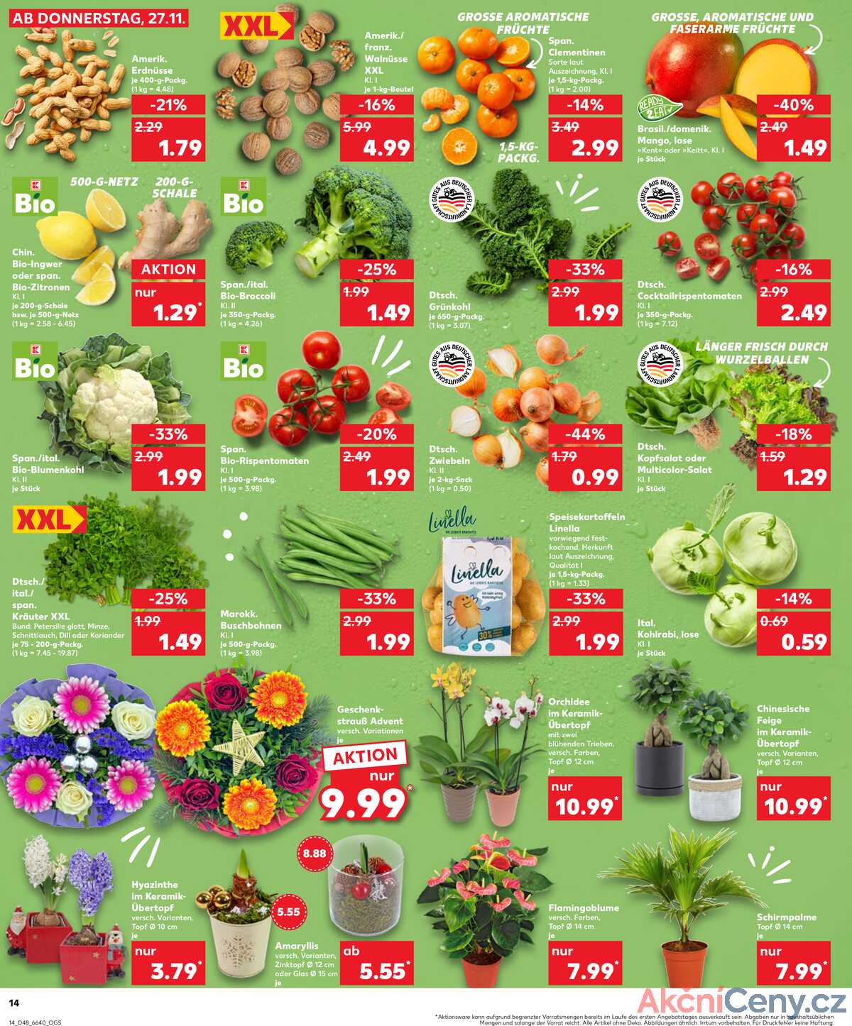 Leták Kaufland Německo 27.11.-3.12.2025 strana 14
