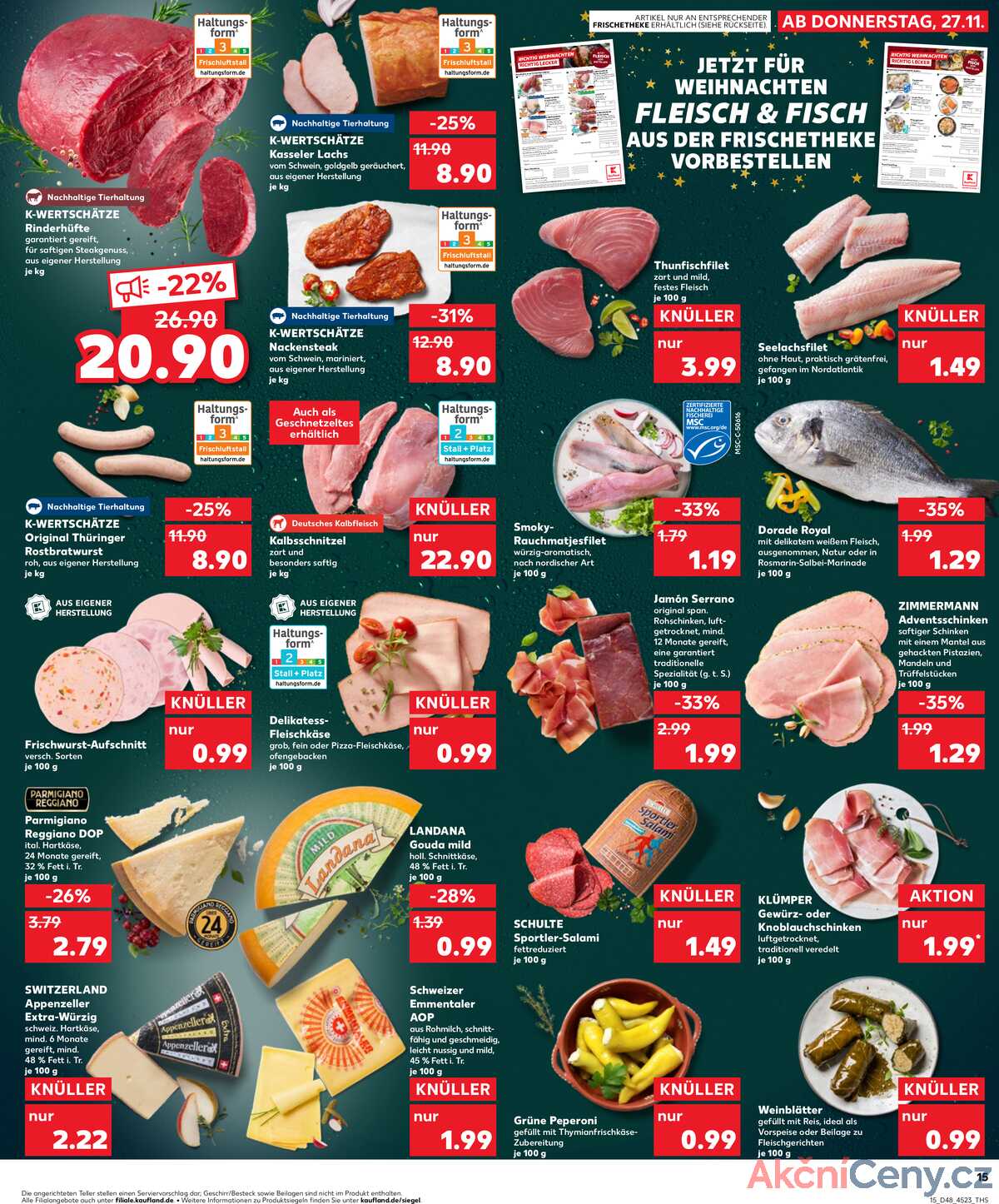 Leták Kaufland Německo 27.11.-3.12.2025 strana 15