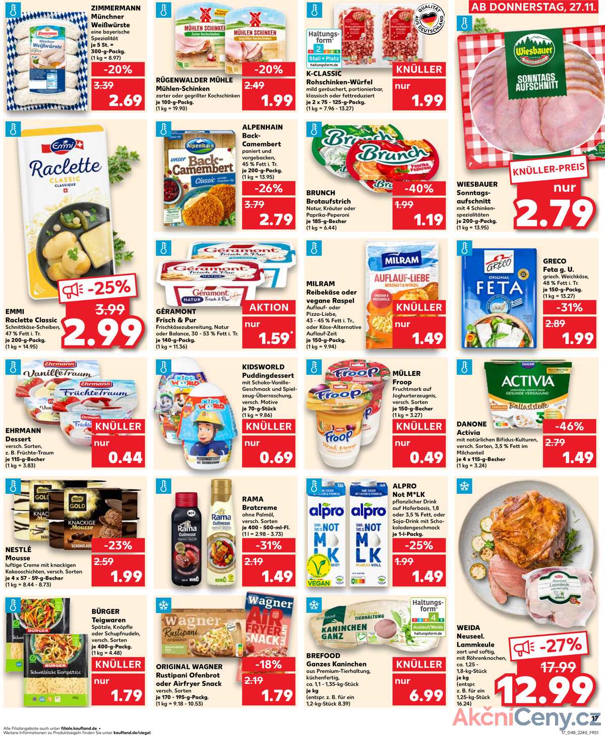 Leták Kaufland Německo 27.11.-3.12.2025 strana 17