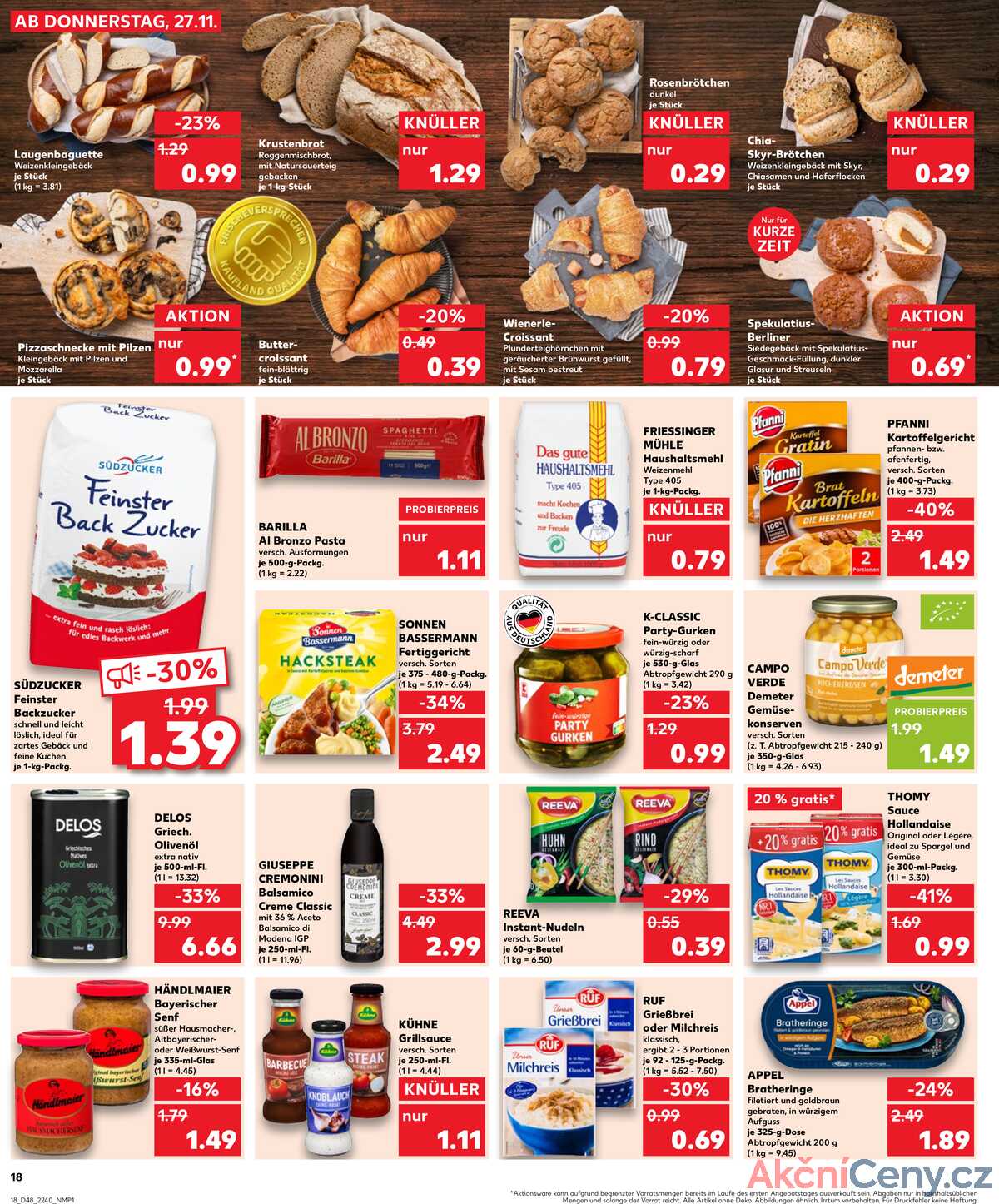 Leták Kaufland Německo 27.11.-3.12.2025 strana 18