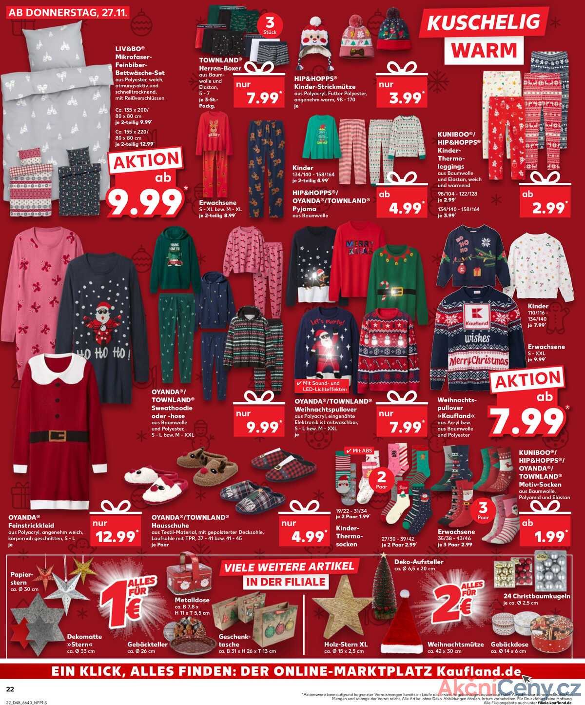 Leták Kaufland Německo 27.11.-3.12.2025 strana 22