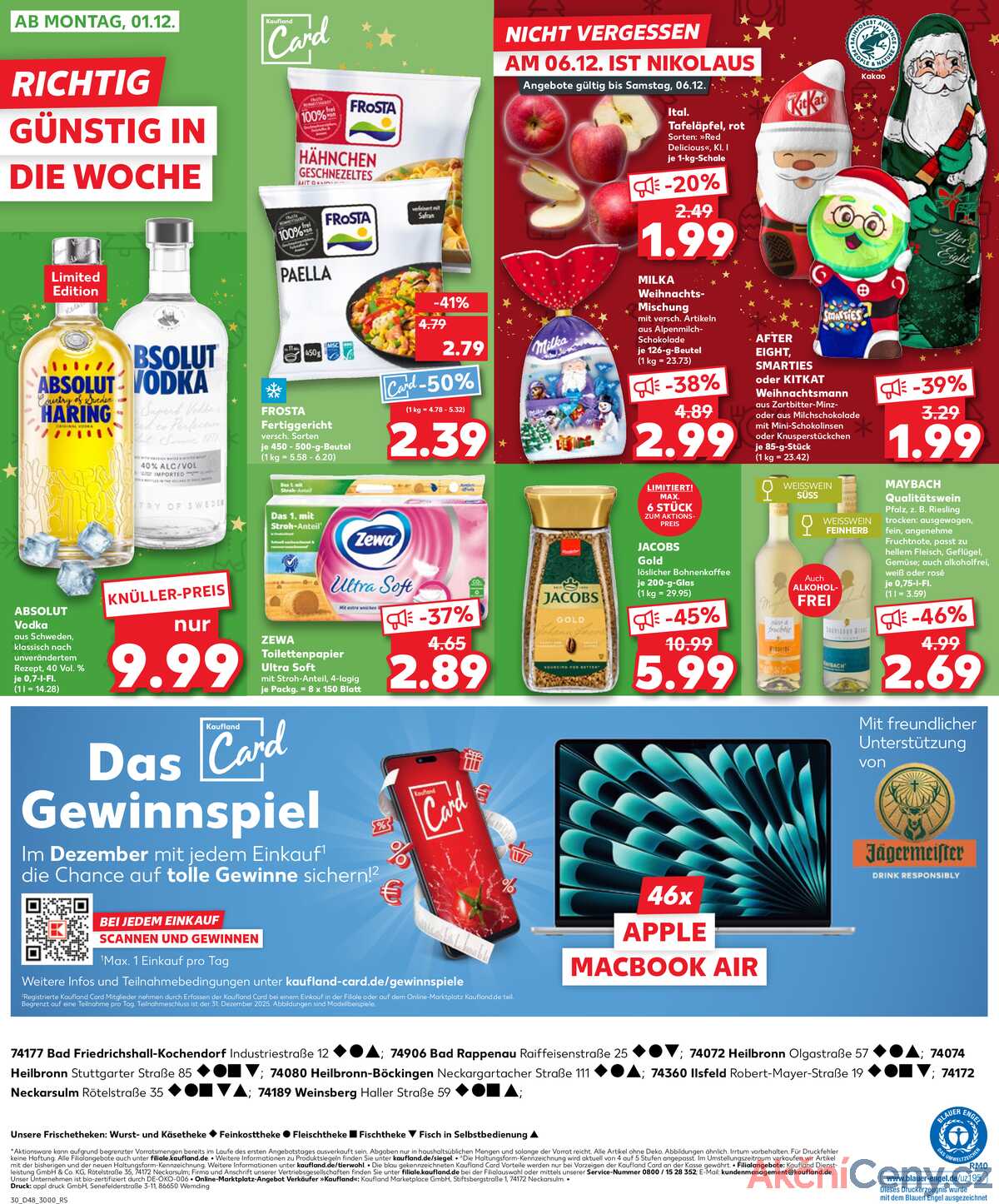 Leták Kaufland Německo 27.11.-3.12.2025 strana 30