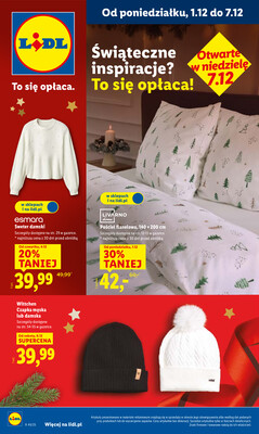 Katalog Lidl Polsko 1.12.-7.12.2025