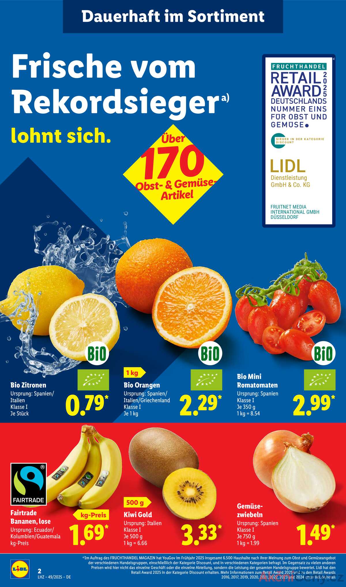 Leták Lidl Německo 1.12.-6.12.2025 strana 2