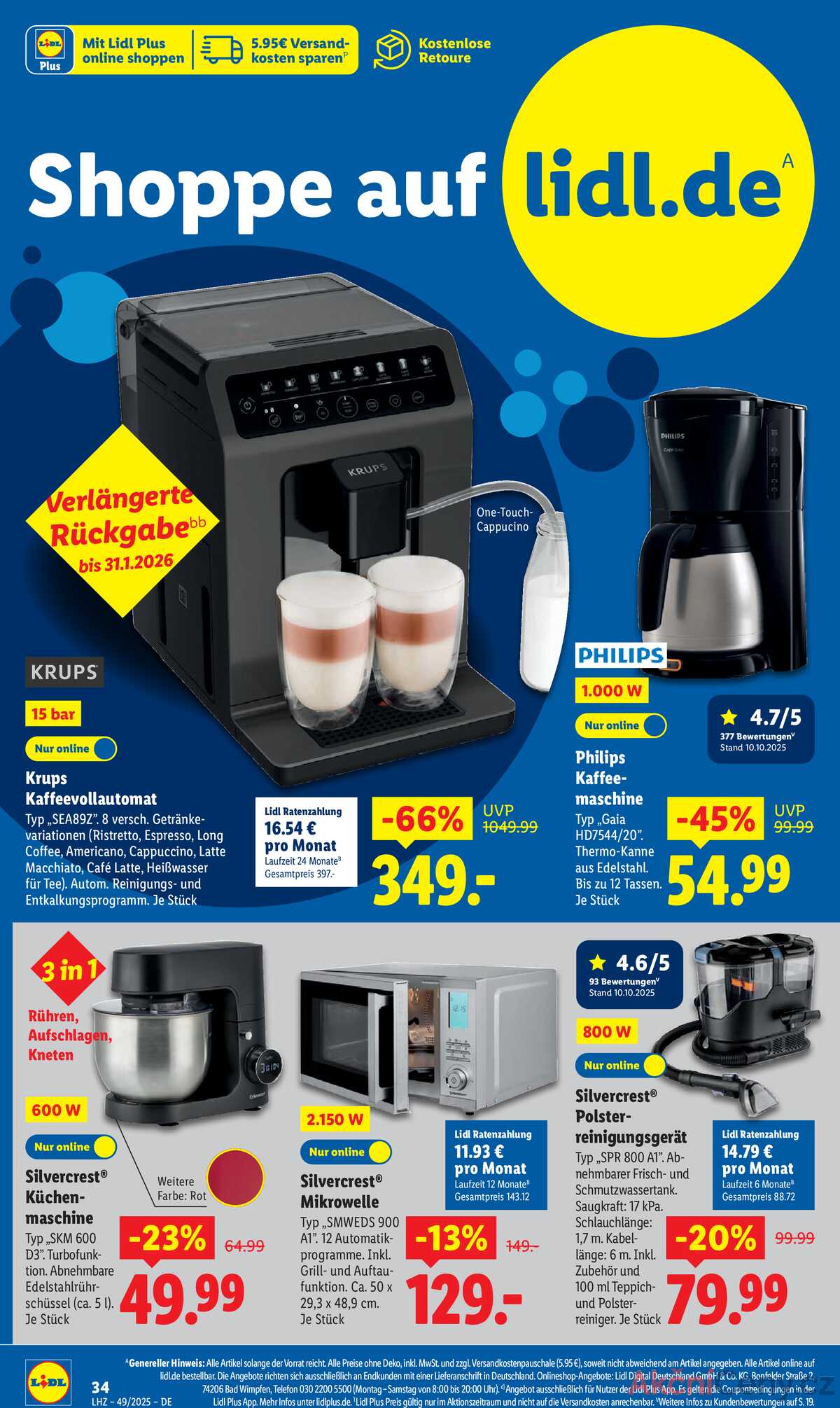 Leták Lidl Německo 1.12.-6.12.2025 strana 4