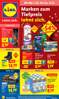 Leták Lidl Německo 1.12.-6.12.2025