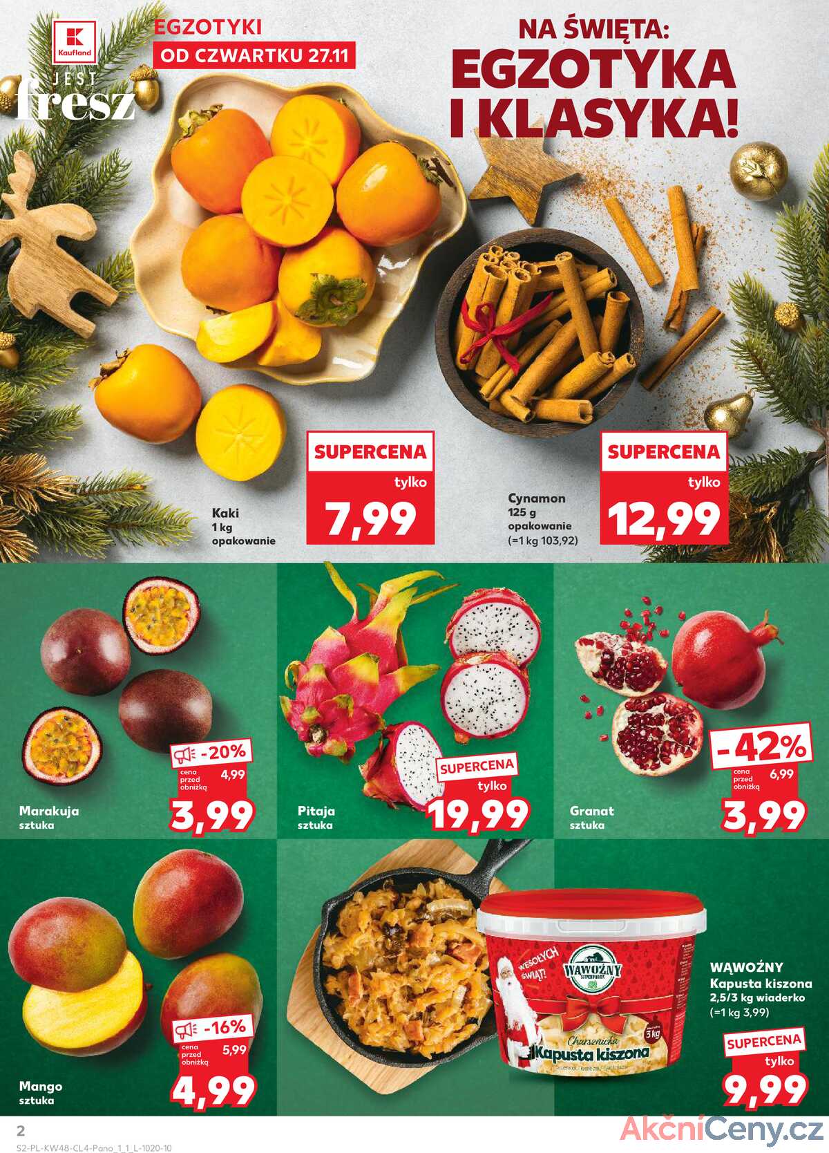 Leták Kaufland Polsko 27.11.-9.12.2025 strana 2