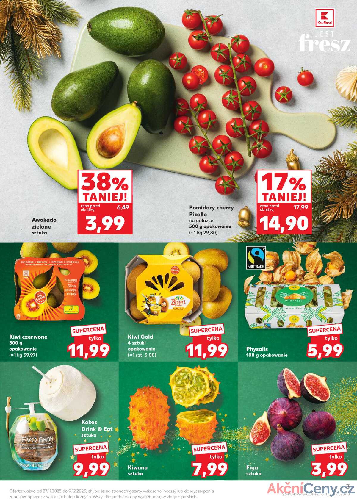 Leták Kaufland Polsko 27.11.-9.12.2025 strana 3