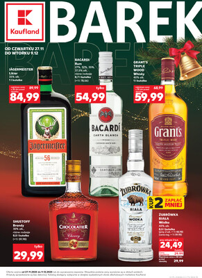 Leták Kaufland Polsko 27.11.-9.12.2025 - Bar Kaufland