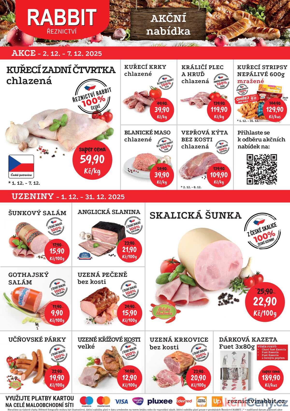 RABBIT řeznictví od 1.12. do 7.12.2025 strana 1