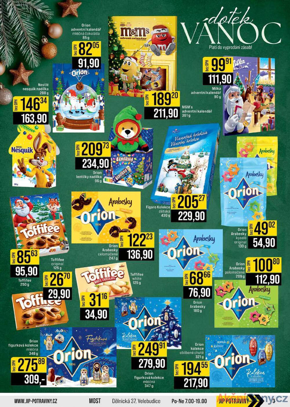 Leták JIP - JIP Cash & Carry Brno, Praha, Ostrava, Jilemnice, Pardubice, Ostrava, Karlovy Vary, Olomouc a Zlín od 26.11. do 2.12.2025 - strana 3 Leták JIP - JIP Cash & Carry Brno, Praha, Ostrava, Jilemnice, Pardubice, Ostrava, Karlovy Vary, Olomouc a Zlín od 26.11. do 2.12.2025 - strana 3