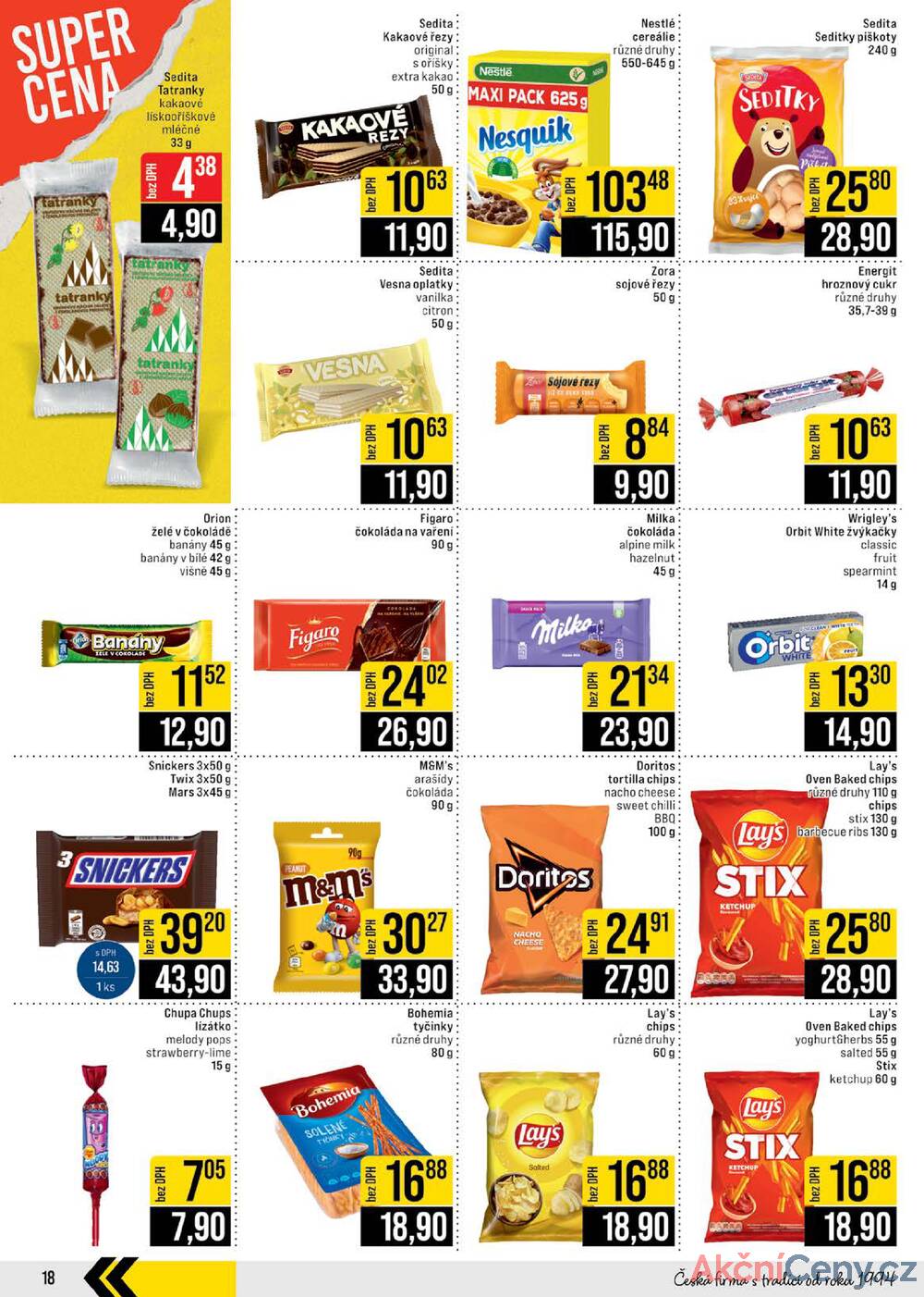 Leták JIP - JIP Cash & Carry Brno, Praha, Ostrava, Jilemnice, Pardubice, Ostrava, Karlovy Vary, Olomouc a Zlín od 26.11. do 2.12.2025 - strana 18