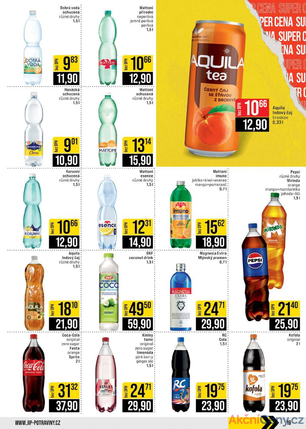 Leták JIP - JIP Cash & Carry Brno, Praha, Ostrava, Jilemnice, Pardubice, Ostrava, Karlovy Vary, Olomouc a Zlín od 26.11. do 2.12.2025 - strana 19