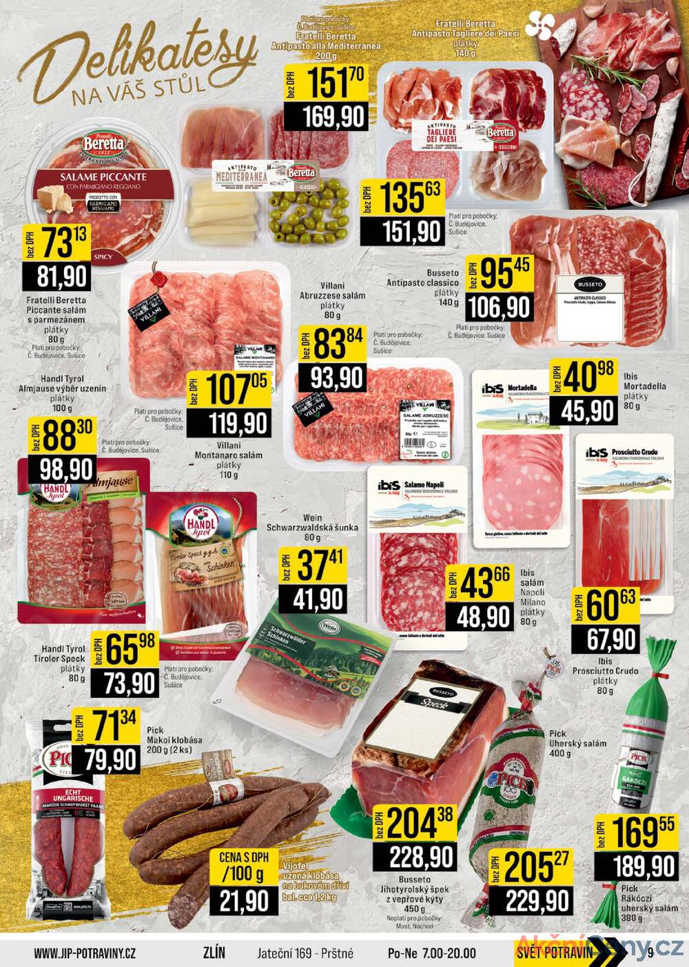 Leták JIP - JIP Cash & Carry České Budějovice, Most, Náchod, Polička, Sušice a Svoboda nad Úpou od 26.11. do 2.12.2025 - strana 9