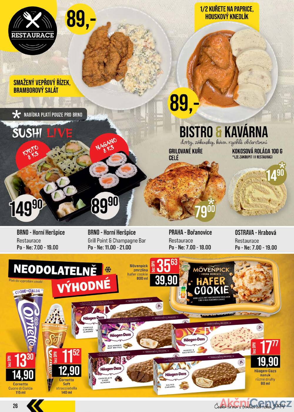 Leták JIP - JIP Cash & Carry České Budějovice, Most, Náchod, Polička, Sušice a Svoboda nad Úpou od 26.11. do 2.12.2025 - strana 26