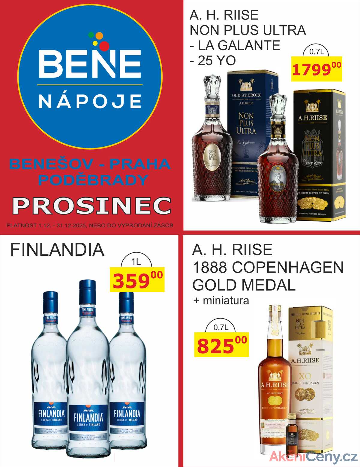 BENE Nápoje od 1.12. do 31.12.2025 strana 1