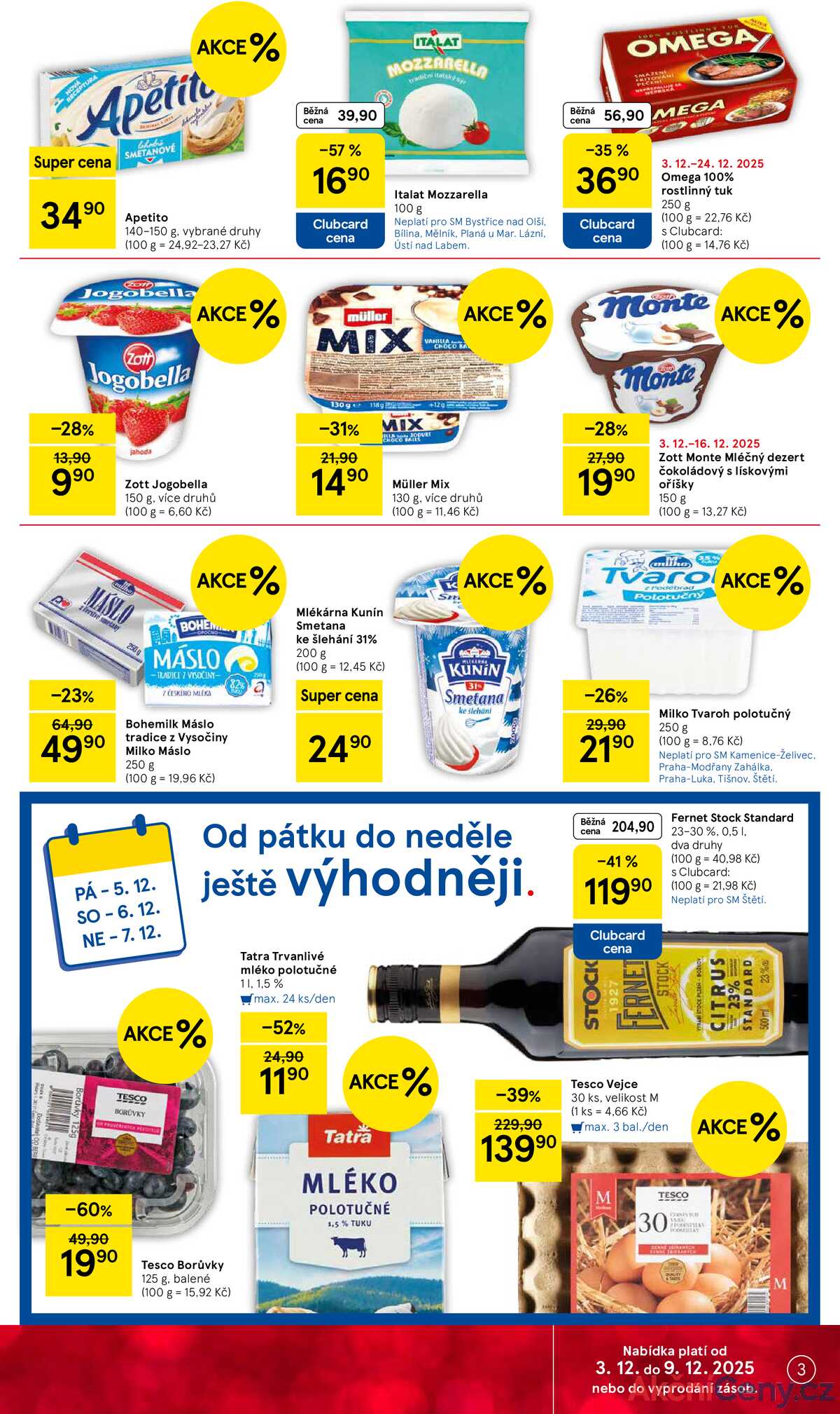 Tesco supermarkety od 3.12. do 9.12.2025 strana 3