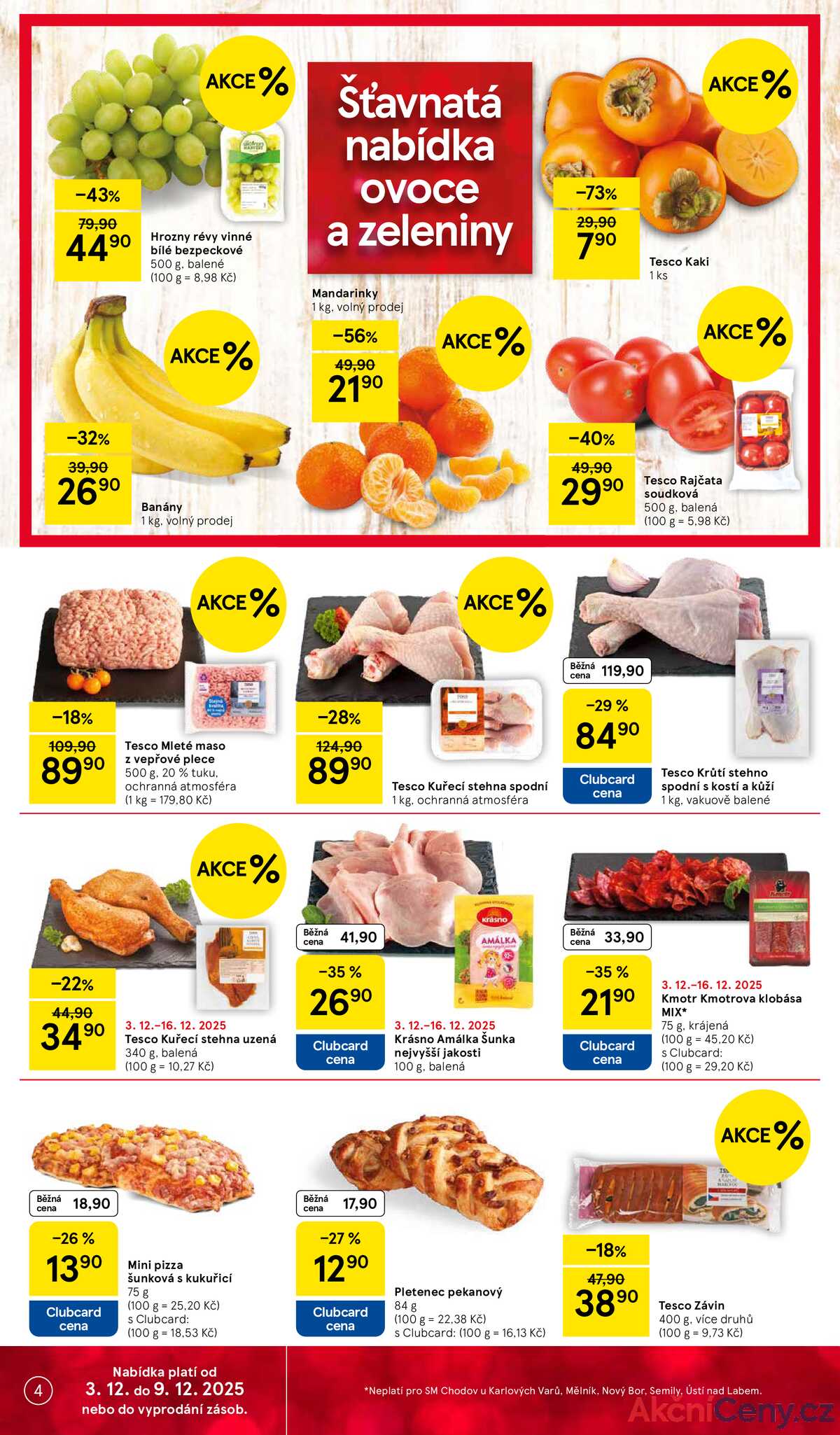 Tesco supermarkety od 3.12. do 9.12.2025 strana 4
