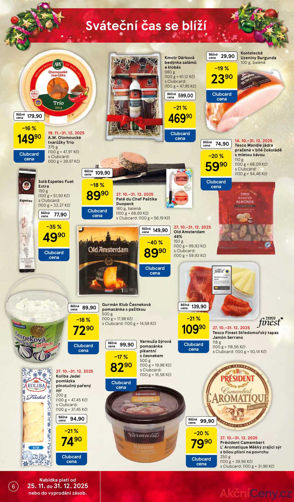 Tesco supermarkety od 3.12. do 9.12.2025 strana 6