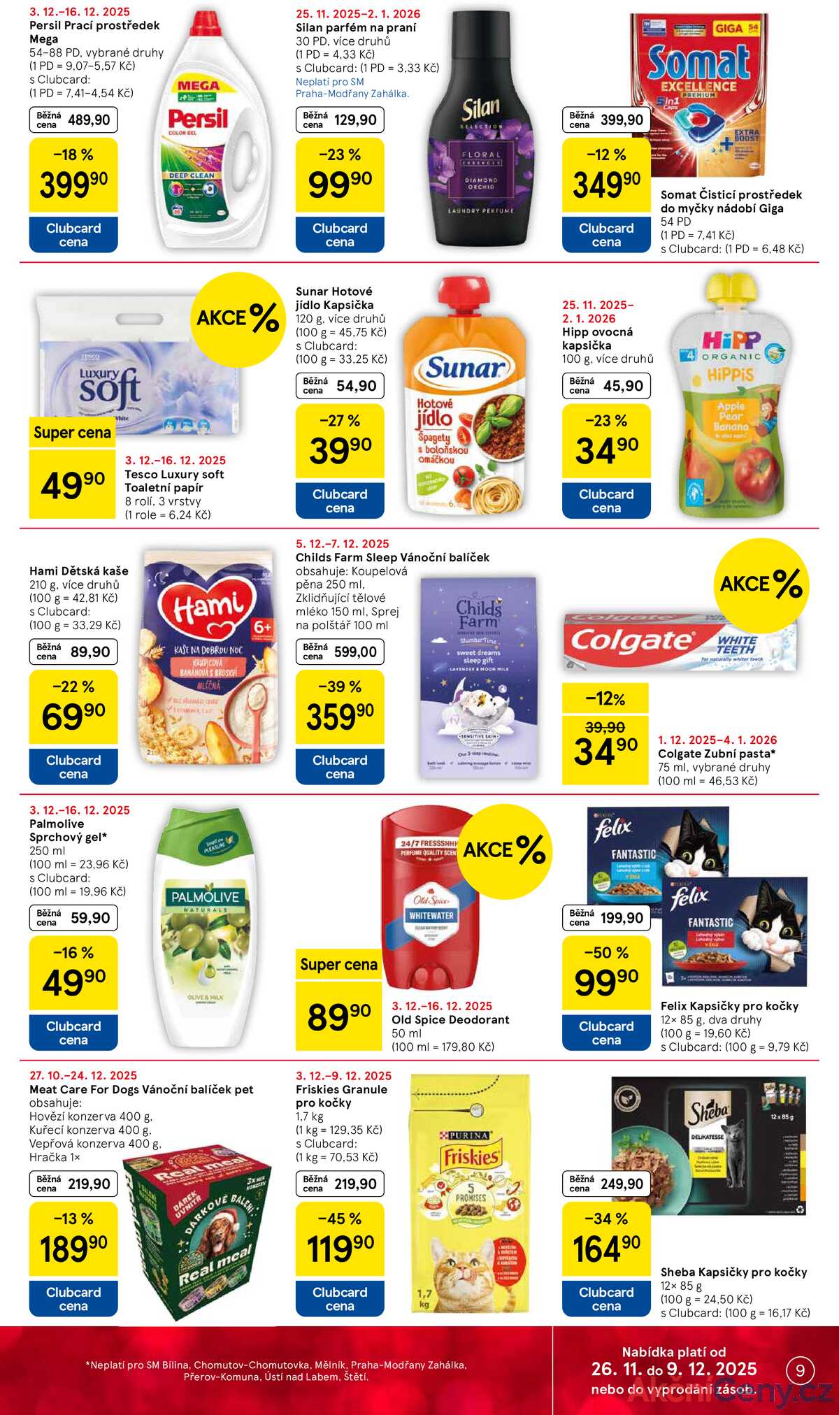 Tesco supermarkety od 3.12. do 9.12.2025 strana 9