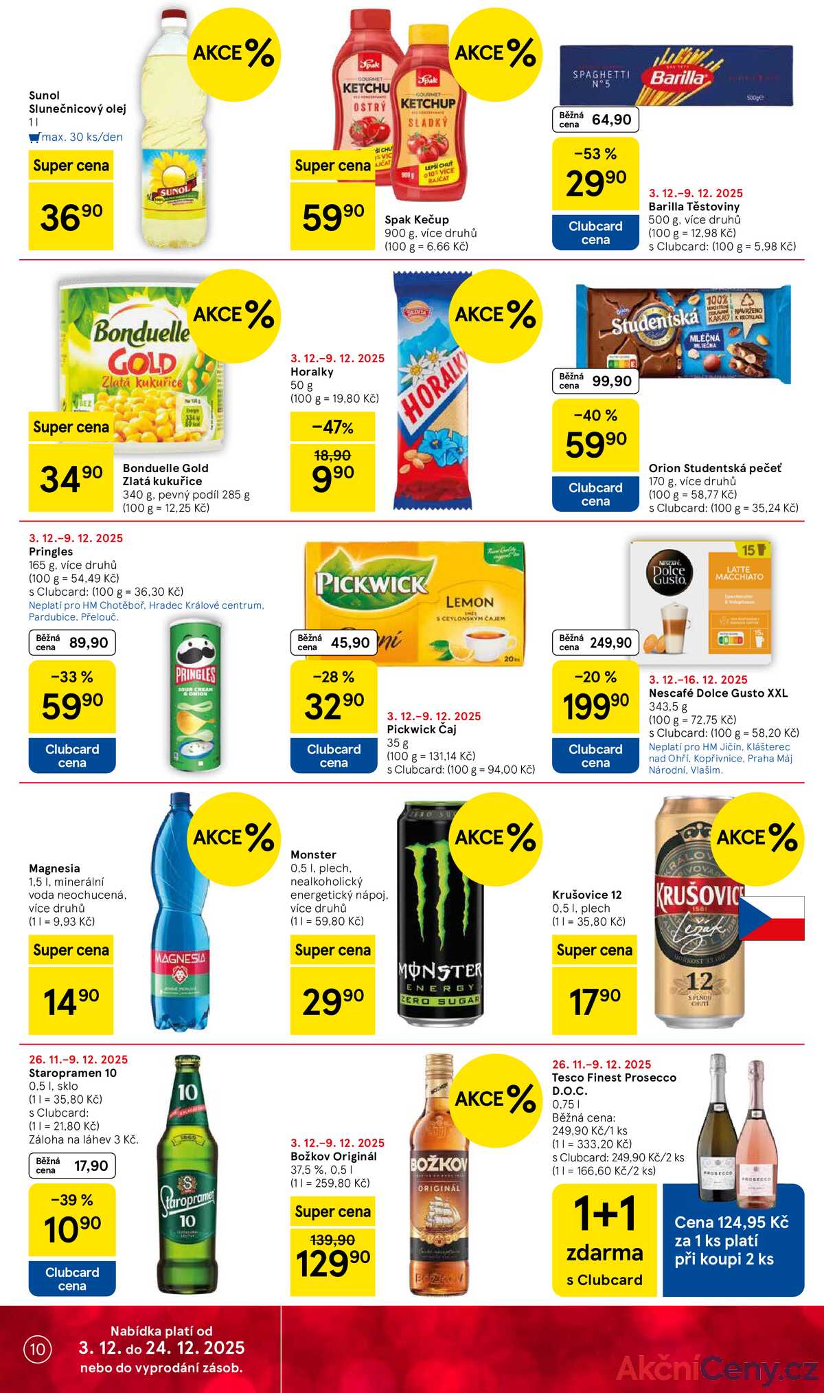 Tesco malé hypermarkety od 3.12. do 9.12.2025 strana 10