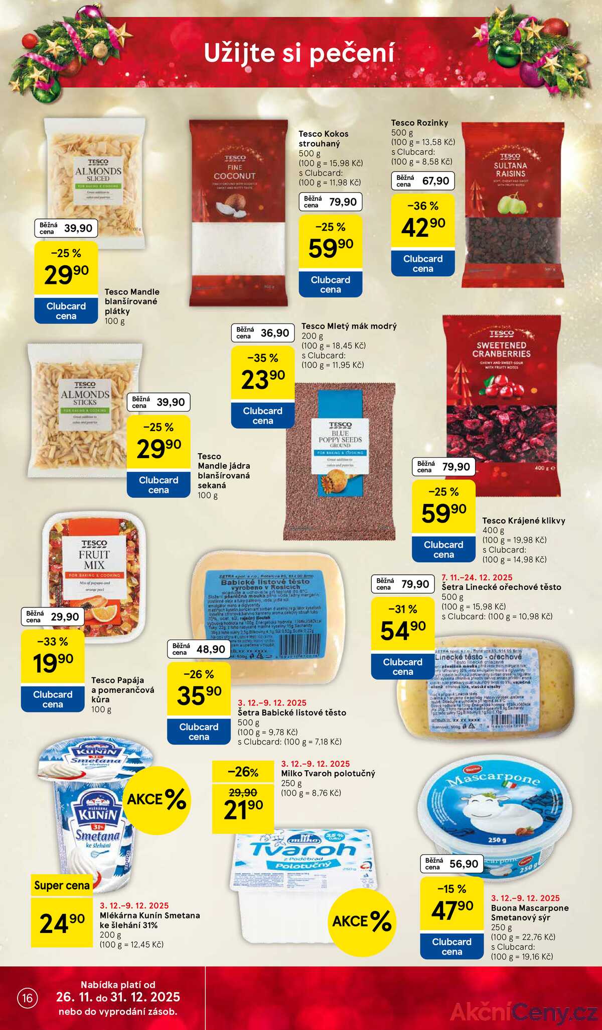 Tesco malé hypermarkety od 3.12. do 9.12.2025 strana 16