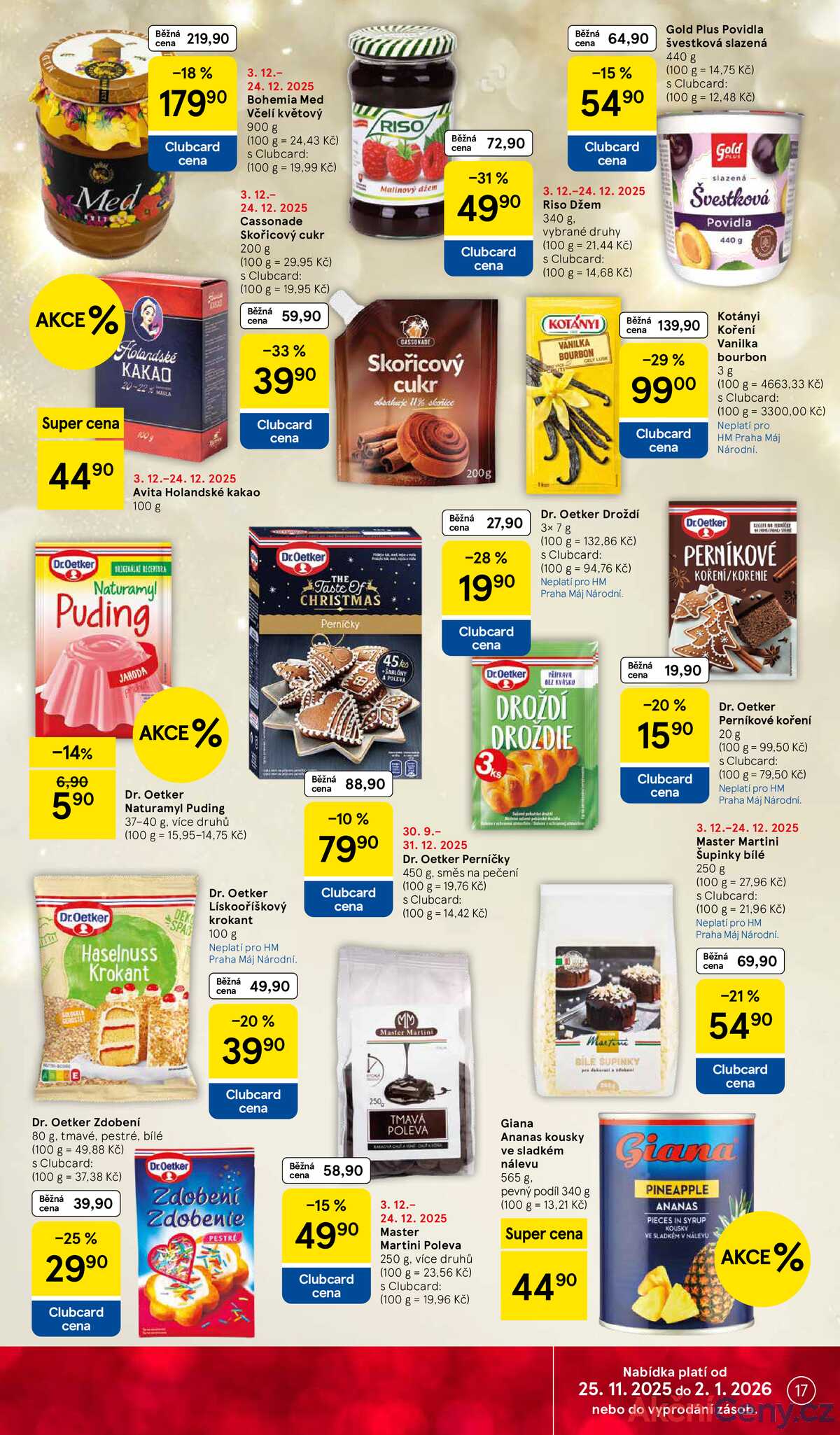 Tesco malé hypermarkety od 3.12. do 9.12.2025 strana 17