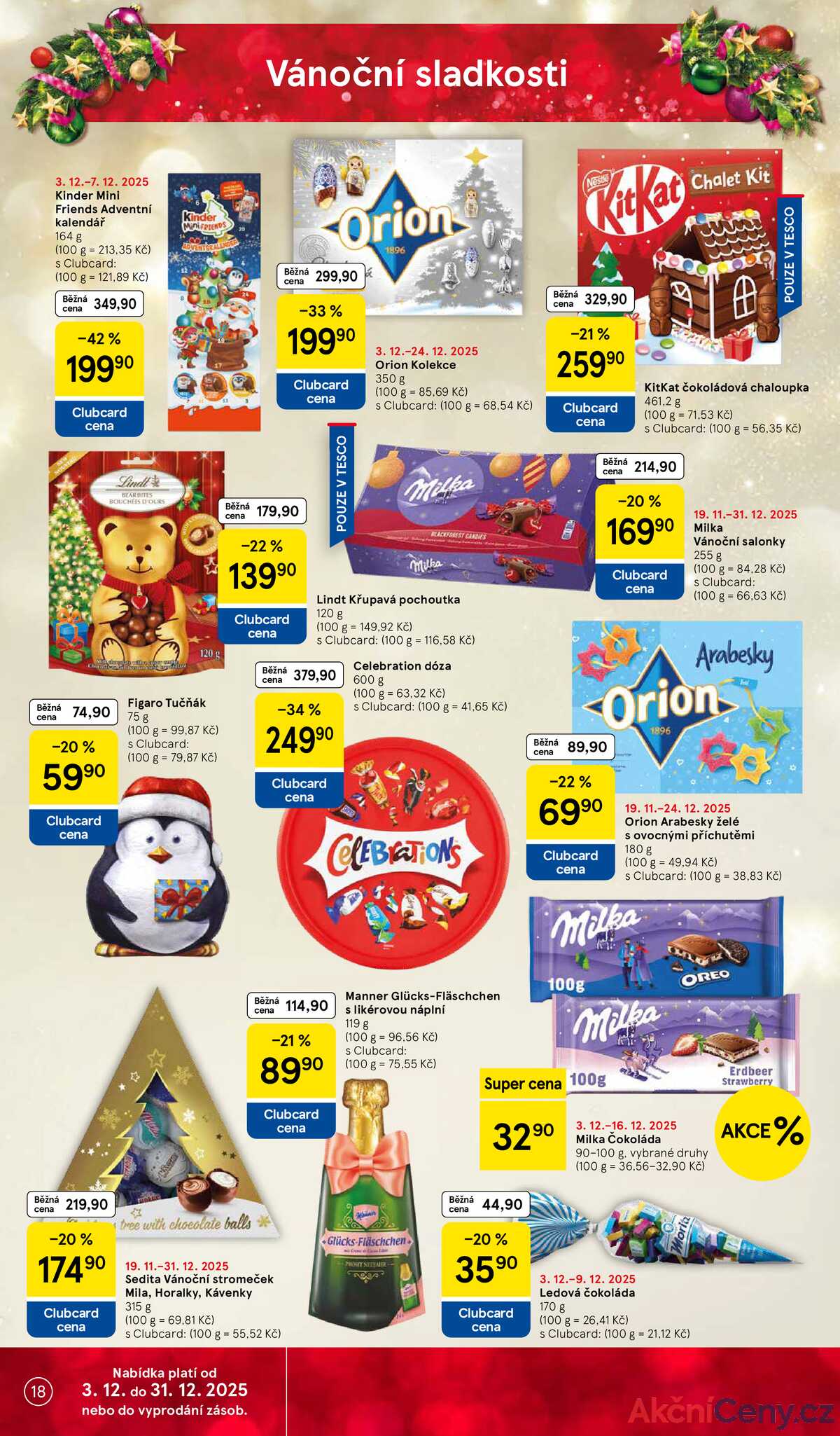 Tesco malé hypermarkety od 3.12. do 9.12.2025 strana 18