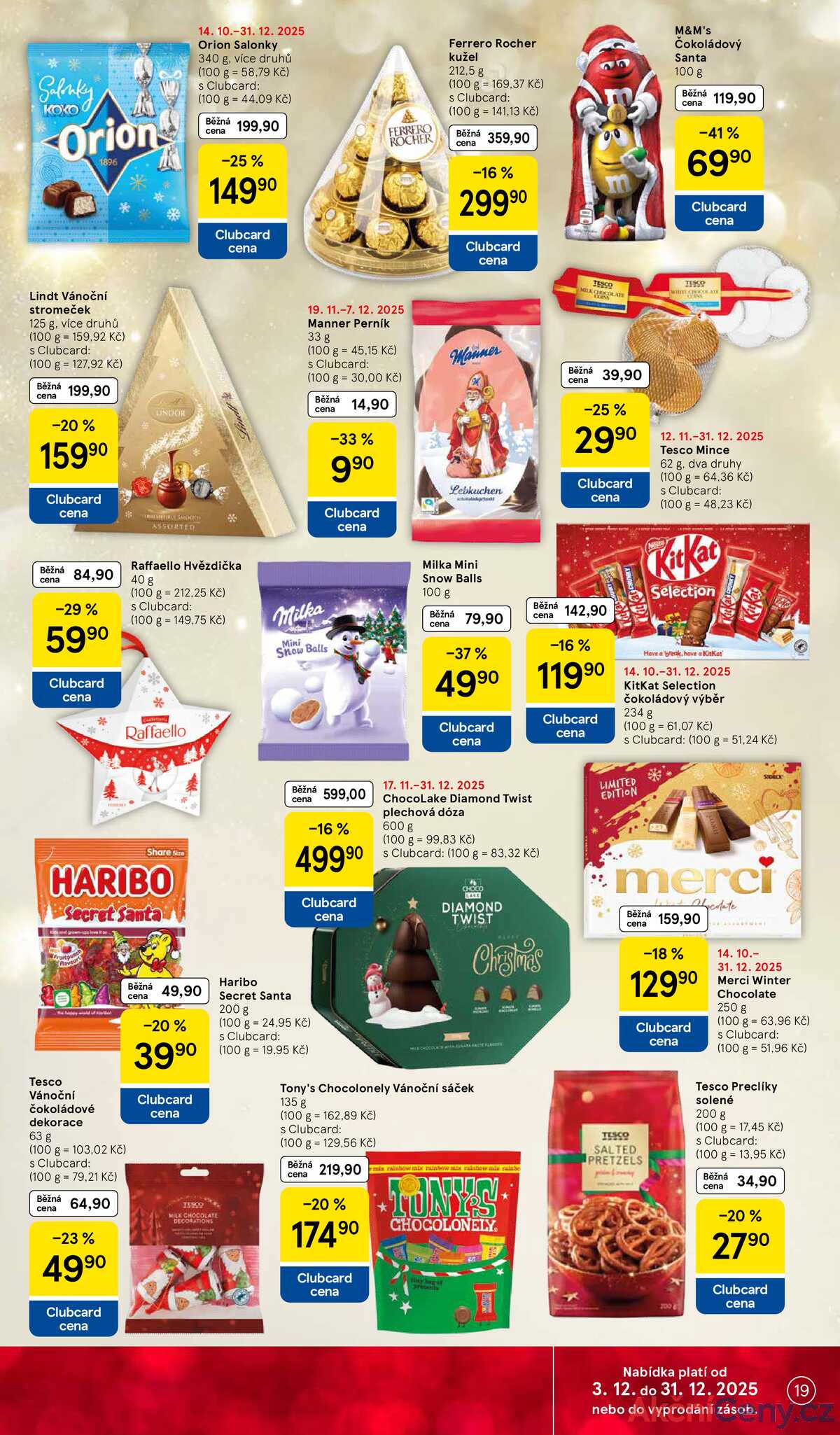 Tesco malé hypermarkety od 3.12. do 9.12.2025 strana 19