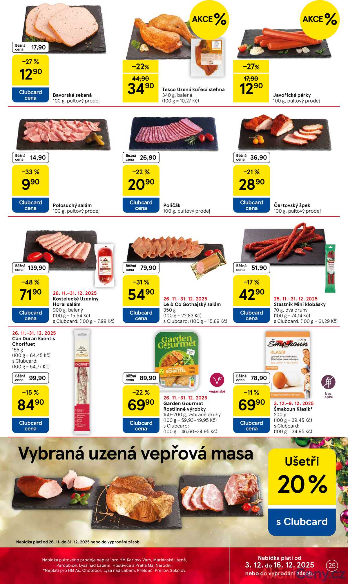 Tesco malé hypermarkety od 3.12. do 9.12.2025 strana 25
