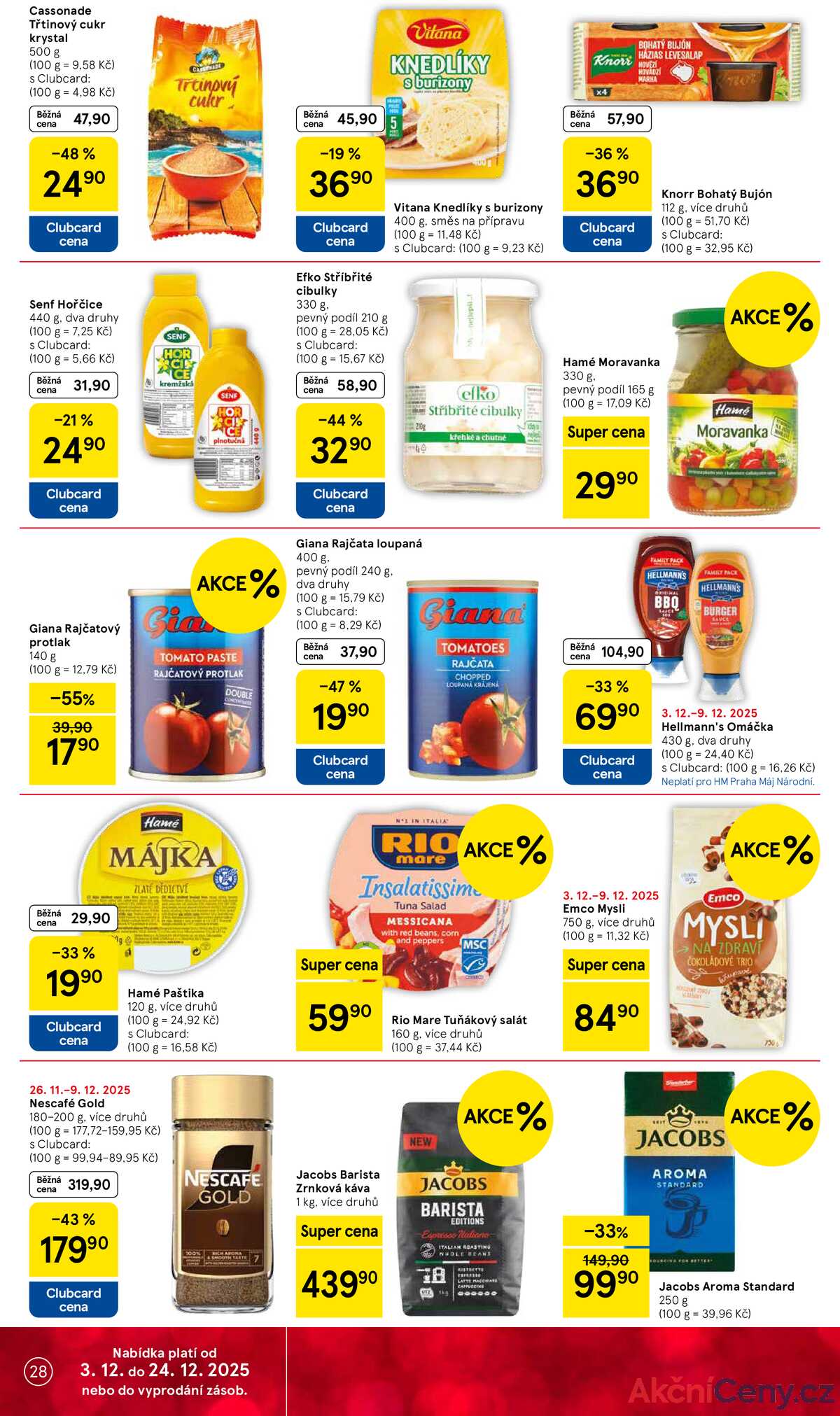 Tesco malé hypermarkety od 3.12. do 9.12.2025 strana 28