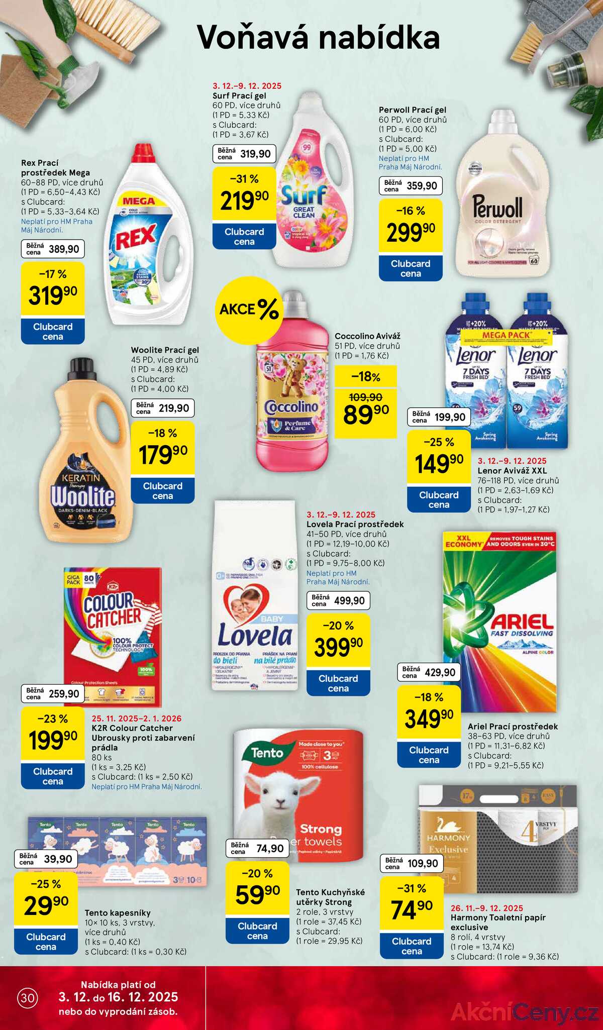 Tesco malé hypermarkety od 3.12. do 9.12.2025 strana 30